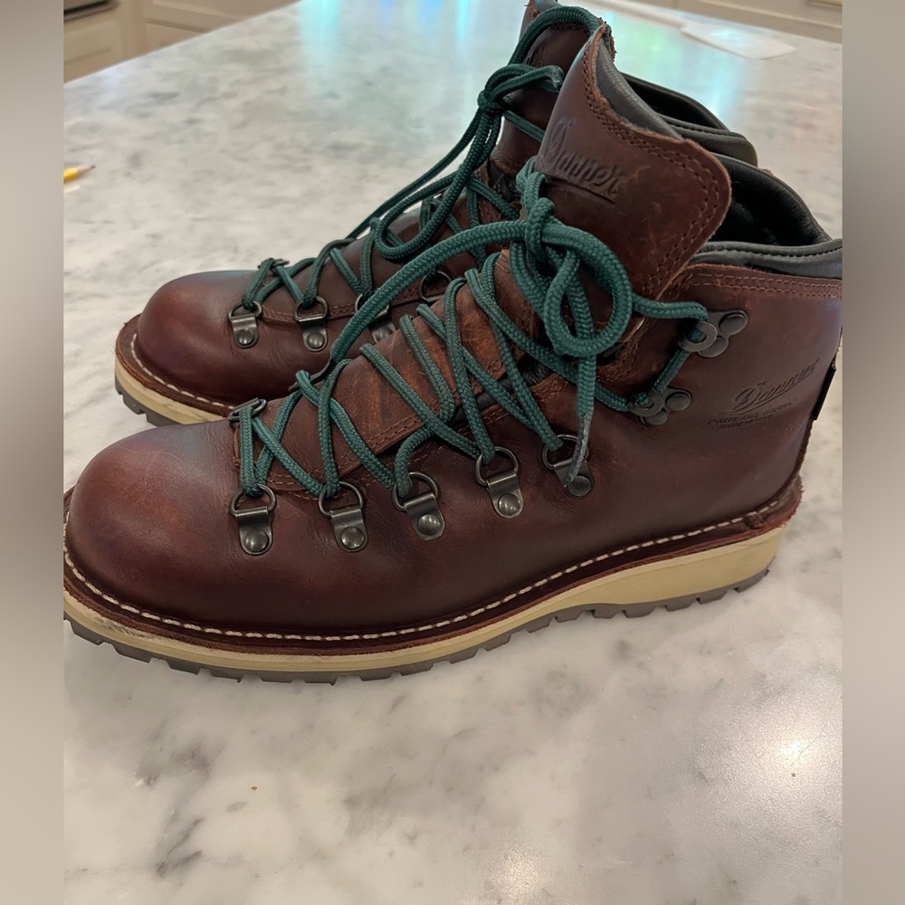 Danner Men's Mountain Pass S’mores Gore-Tex Brown Leather Boots size 9